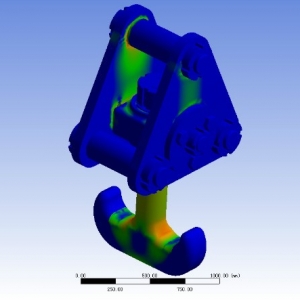 ؙC^MԪ  finite element analysis of crane hook group