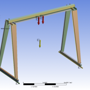 MH늄(dng)JT(mn)ʽؙC(j)Ԫ  finite element analysis of MH box hoist gant ...